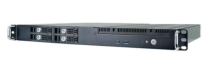 Безвентиляторный сервер высотою 1U нового поколения - iROBO-1000-10i4RF-G5
