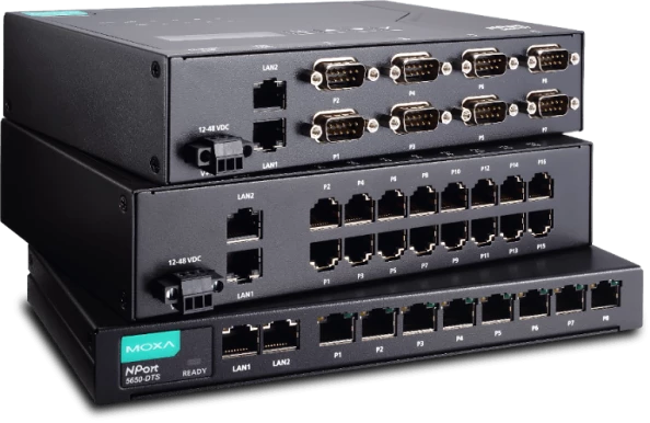 Moxa NPort 5600-DT-G2: новое поколение многопортовых серверов последовательных интерфейсов в компактном исполнении