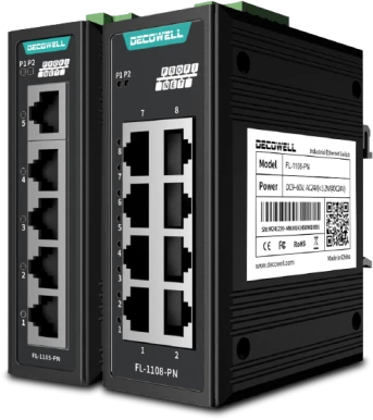 Новинка Decowell — промышленные Ethernet-коммутаторы серии FL